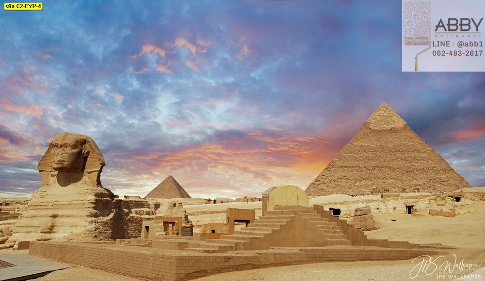 วอลเปเปอร์ที่เที่ยวสฟิงหน้าพีรามิดประเทศอียิปต์